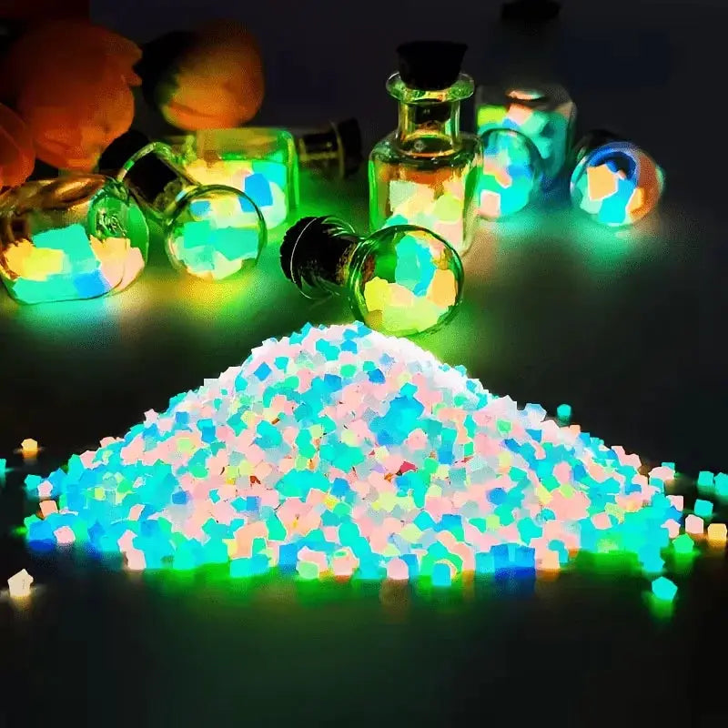 3000Pcs/Bag Luminous Glow Sand, Garden Wedding Party Aquarium Decor, Colorful Reusable Mini Landscape Pot Gardening Supplies from PriceLows™
