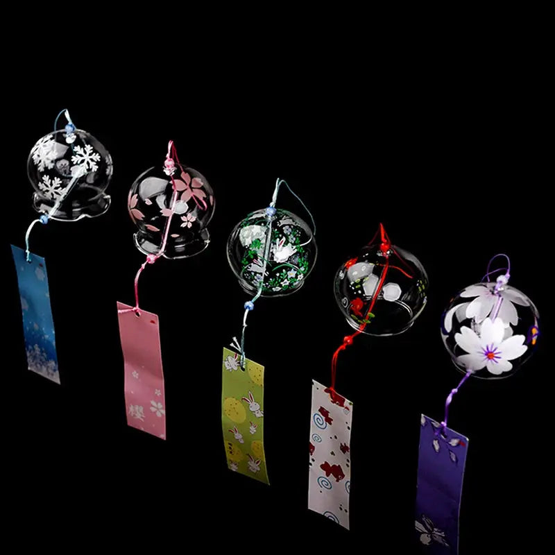 1PCS Wind Bell Japan Wind Chimes Handmade Glass Furin Home Office Decors from PriceLows™