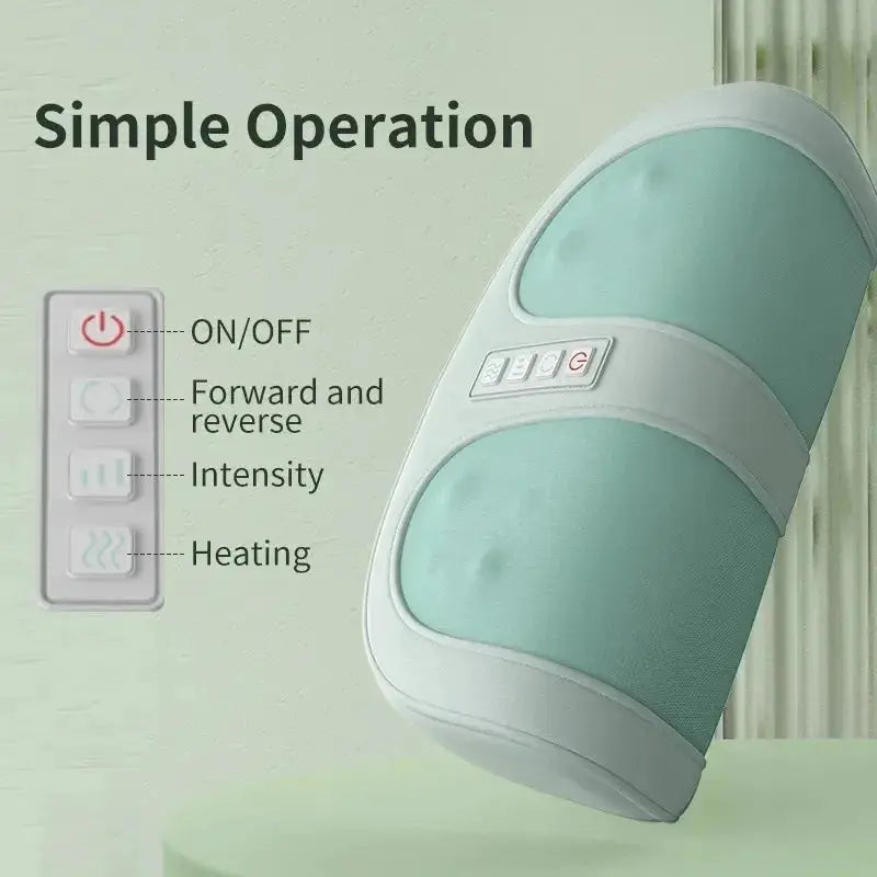 Electric Foot Massage Machine | Infrared Heat | 3D Roller Kneading | Home Relaxation