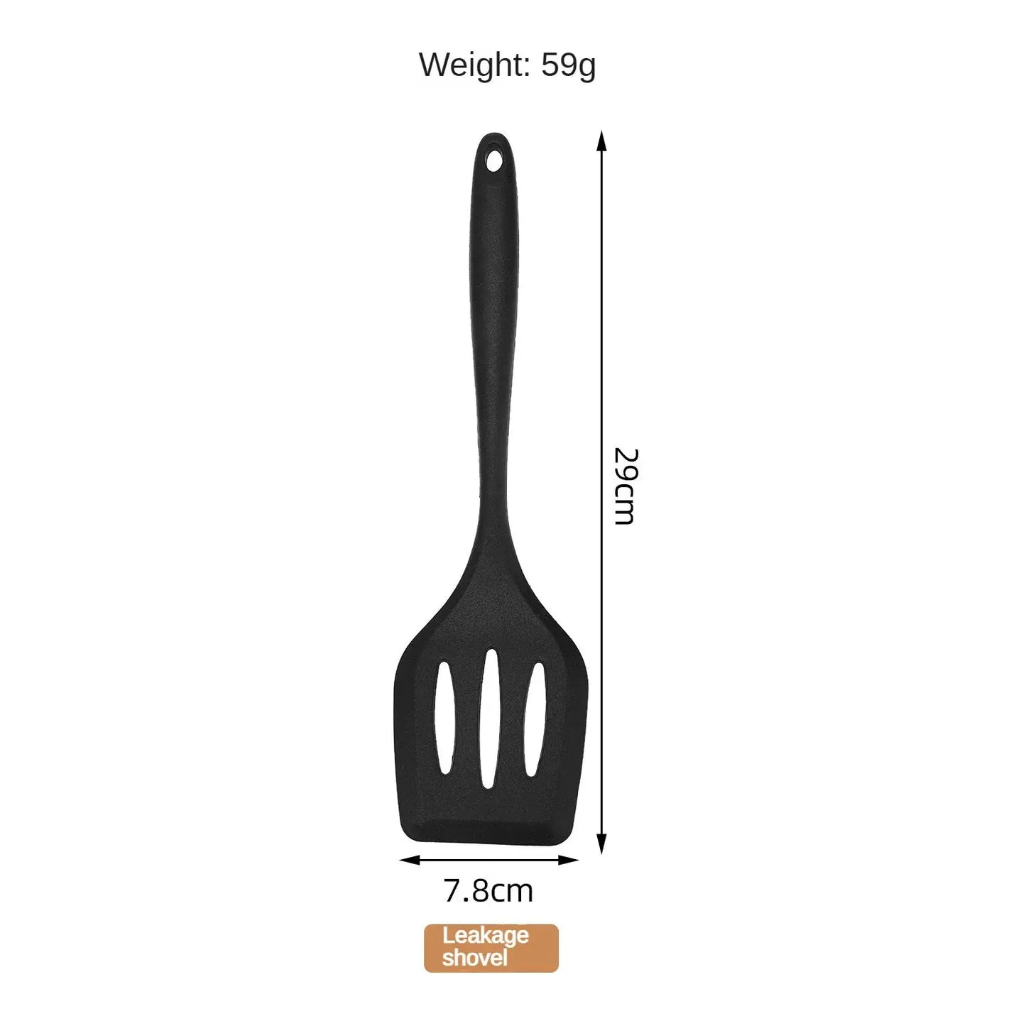 1/10PCS Food-Grade Silicone Kitchen Tools Set, Heat-Resistant Slotted Spoon for Non-Stick Cookware & Hot Pot, Multi-Use Strainer from PriceLows™