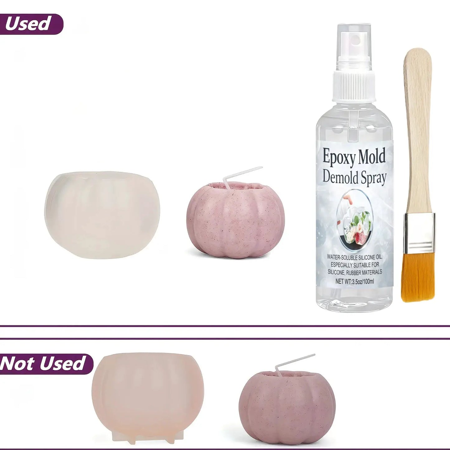 Mold Release Spray | Fast Drying Silicone | High Temp Candles And Epoxy