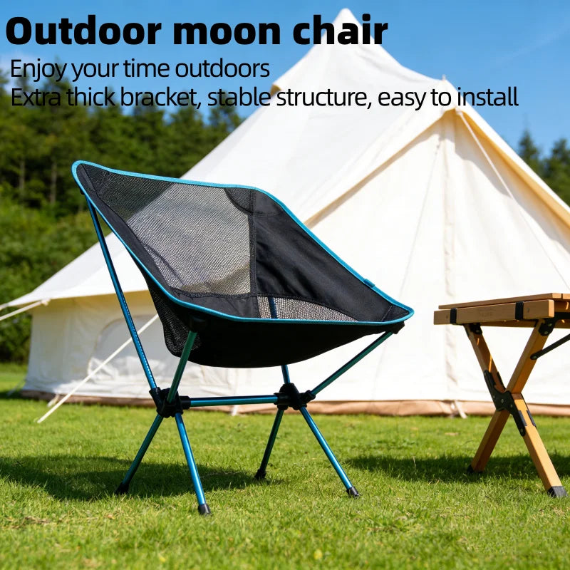 Outdoor Folding Chair | Metal Frame | Foldable | Small Size