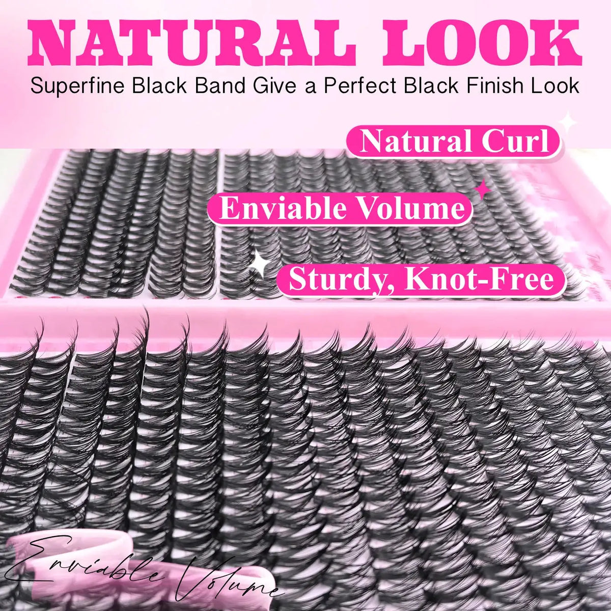 DIY Eyelash Kit | Individual Lashes | With Bond And Seal | Mixed Sizes