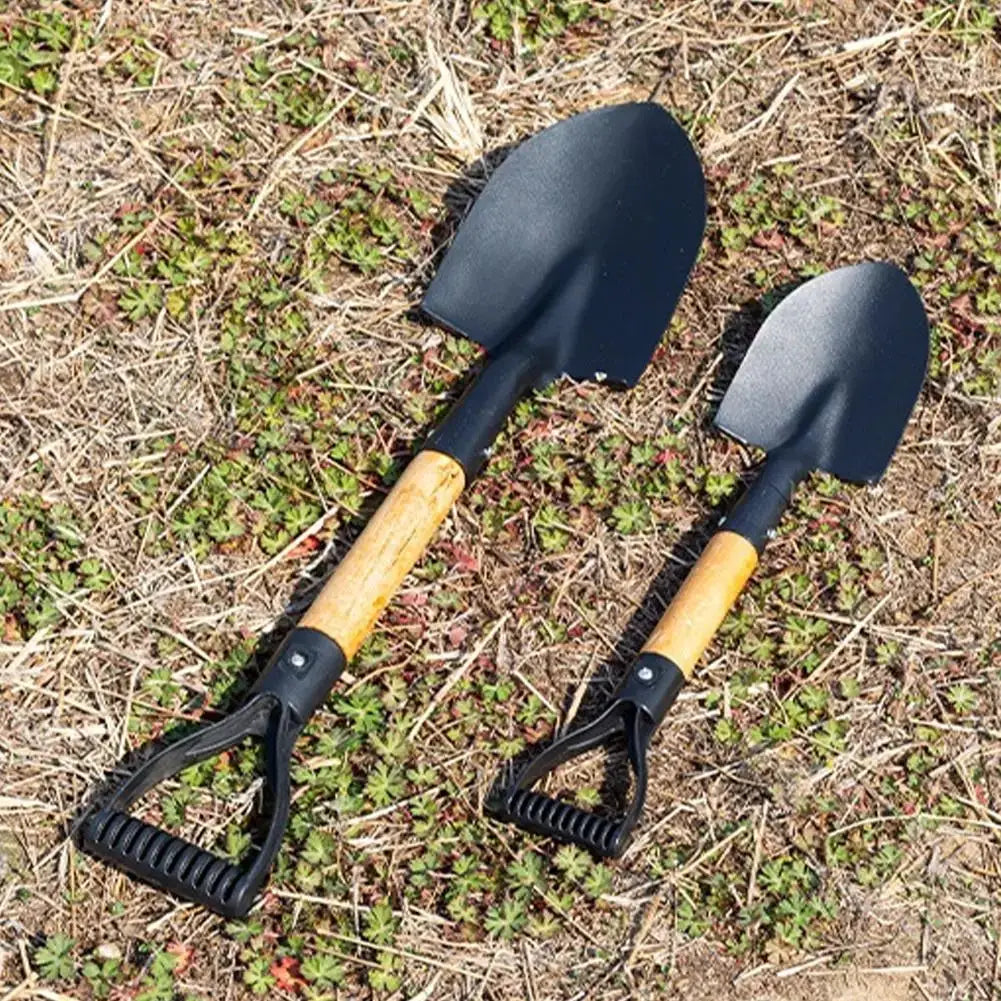 36/50.5cm Digging Shovel Manganese Steel Shovels Kids Trowel Waterproof Rustproof Garden Scoop for Outdoor Beach Camping from PriceLows™