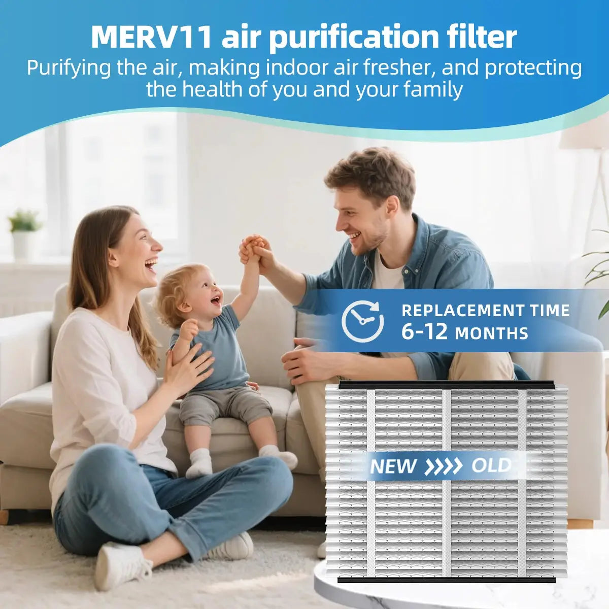 310 Replacement Air Filter 20x20x4 MERV 11 Compatible with Air Purifiers Model 1310 2310 3310 4300 HVAC AC Furnace Filter 2Packs from PriceLows™
