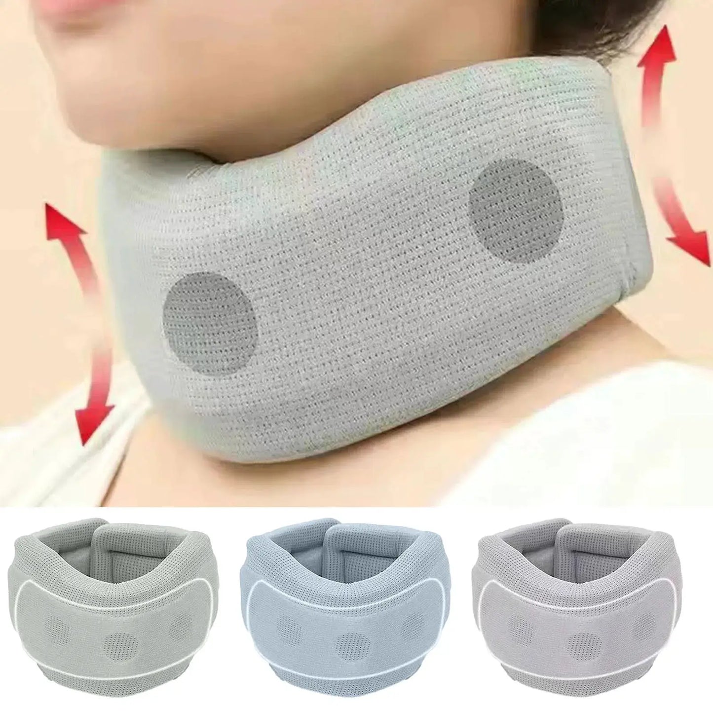 Neck Support Brace | Memory Foam | Cervical Collar | Retractor Design