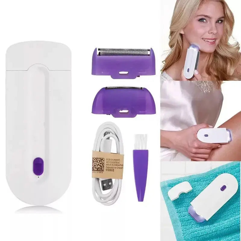 Women Electric Shaver | Rechargeable Body Trimmer | Bikini Face Leg Hair