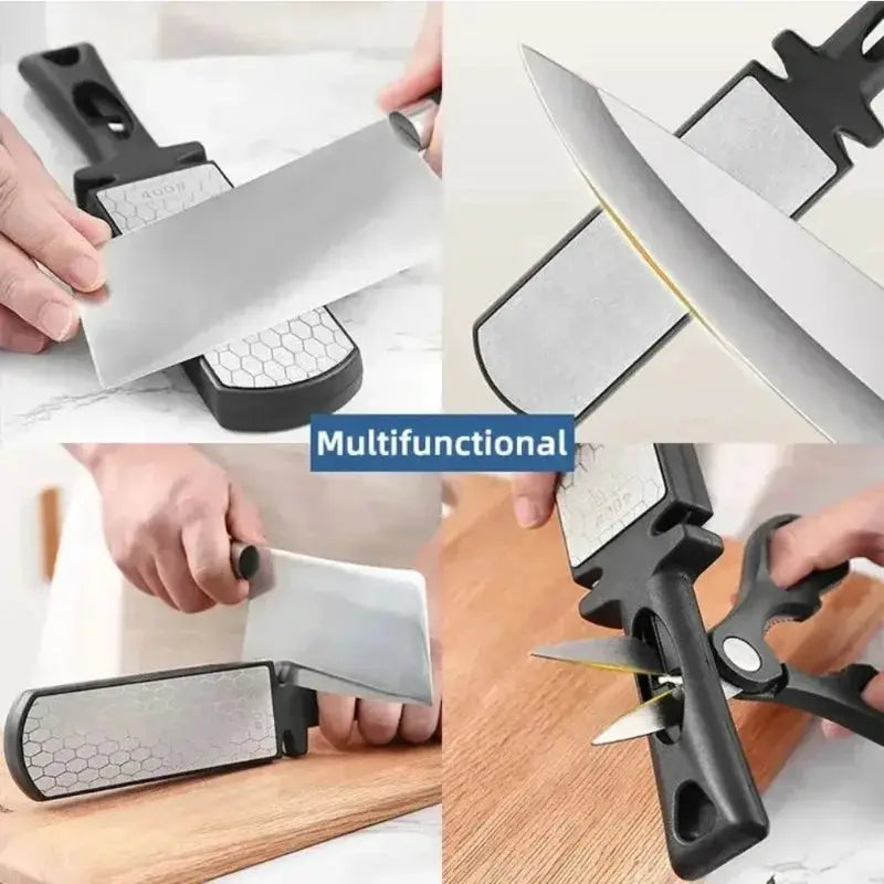 5 in1 Knife Sharpener Diamond Bars 400/1000 Multi-Tool Kitchen Knives Tungsten Steel Ceramic Grinding Double-Sided Whetstone 숫돌 from PriceLows™