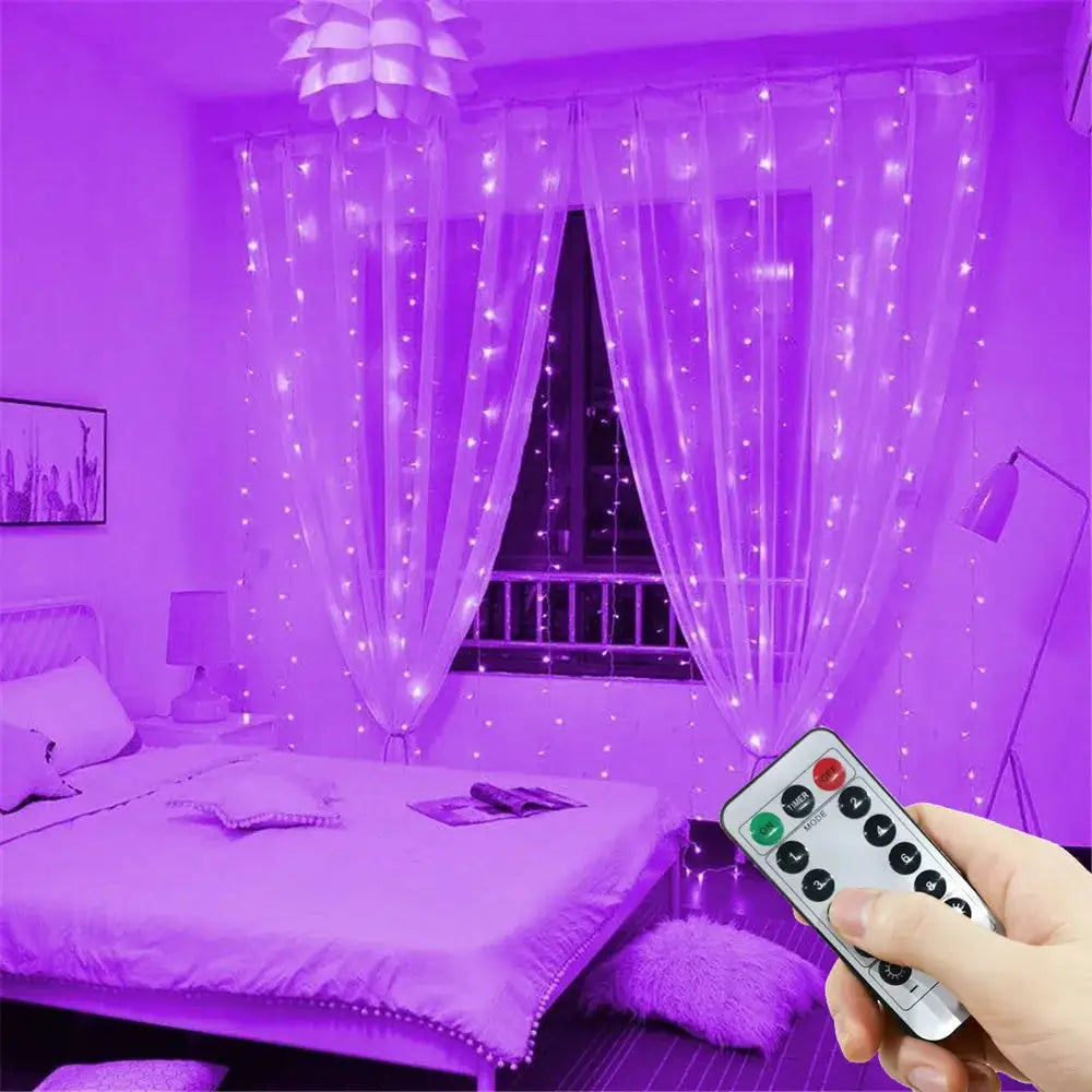 Ramadan Home Decoration 3/6M USB Curtain LED String Lights Fairy Lights EID Mubarak Bedroom Wedding Valentine's Day from PriceLows™