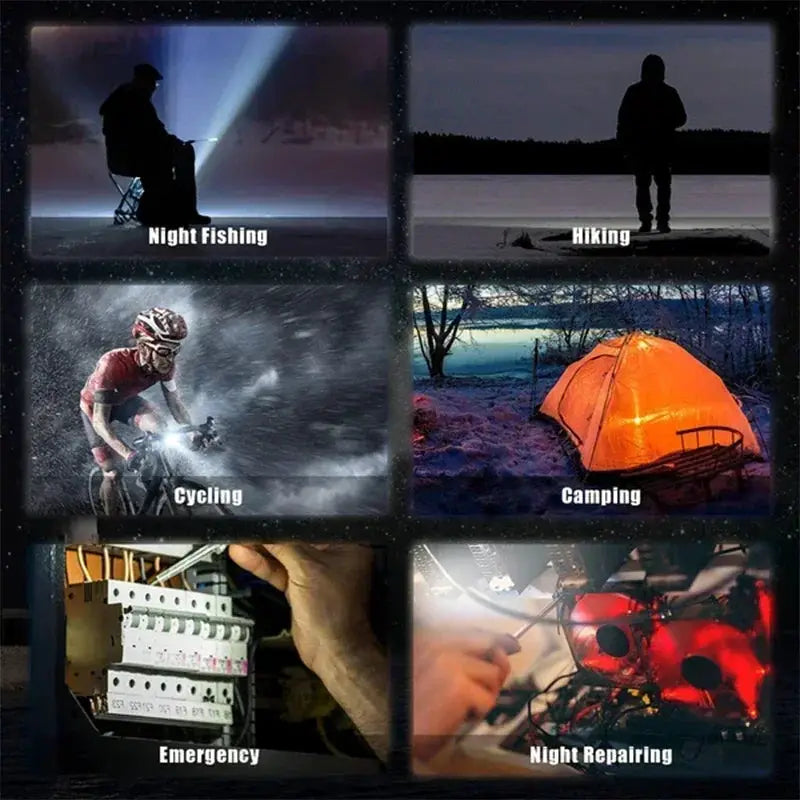Portable Keychain Light Mini Multifunctional Camping Flashlight USB Rechargeable Work LED Bright COB Pocket Clip Lantern 1-10Pcs from PriceLows™