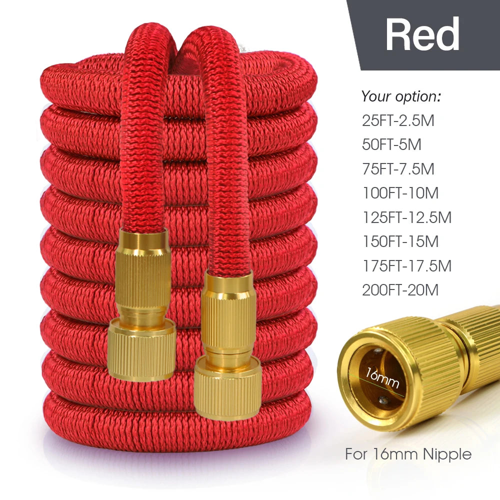 17/25/33/50/75/100/125/150FT Magic Watering Hose 3x Retractable Expandable Garden Hose High Pressure Car Wash Scalable Tube from PriceLows™