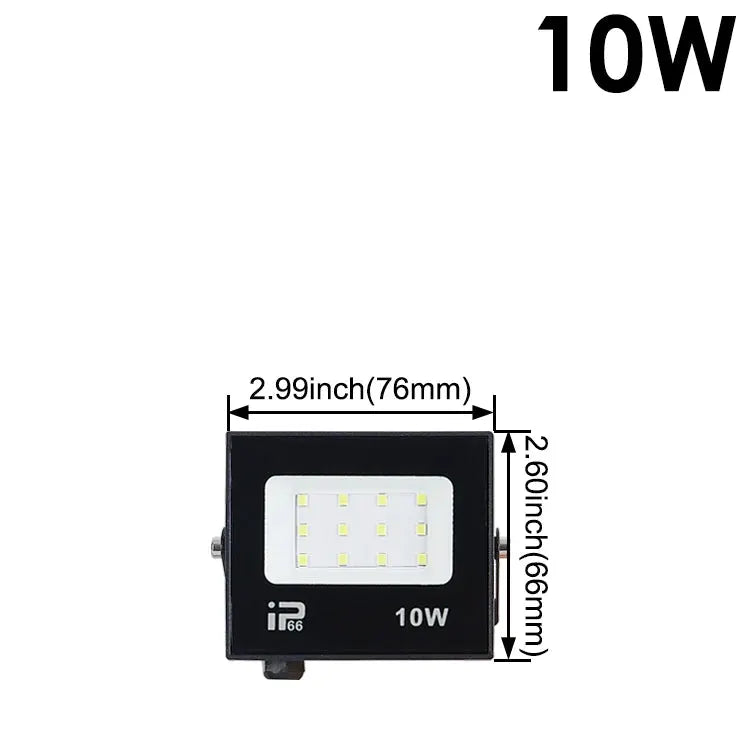 LED Flood Light | 200W IP66 Waterproof | 6500K Aluminum Housing
