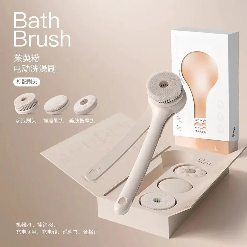 Electric Bath Brush | Fully Automatic | Long Handle Flip Design | Home Use