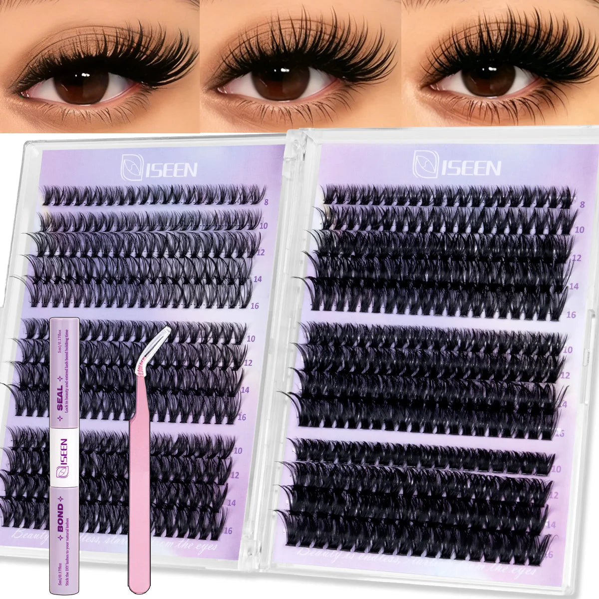 Lash Clusters Kit | 8 To 16Mm C Curl | Wispy Natural Set