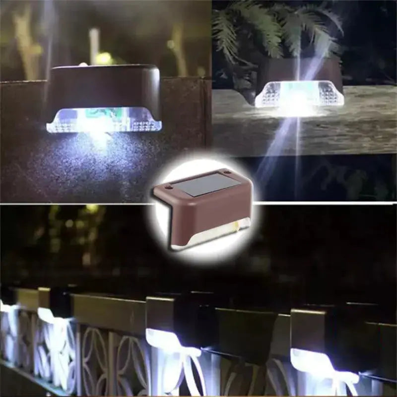 Solar LED Lights Outdoor Garden Light Deck Lamp Solar Stairs Light Waterproof Solar Step Lamp Patio Garden Decor from PriceLows™