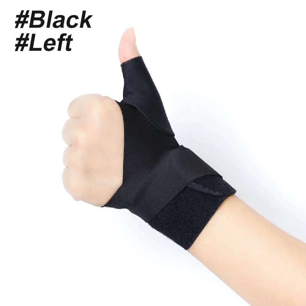 Thumb Wrist Support Brace | Adjustable Knit Liner | For Arthritis Tendonitis Pain Rel