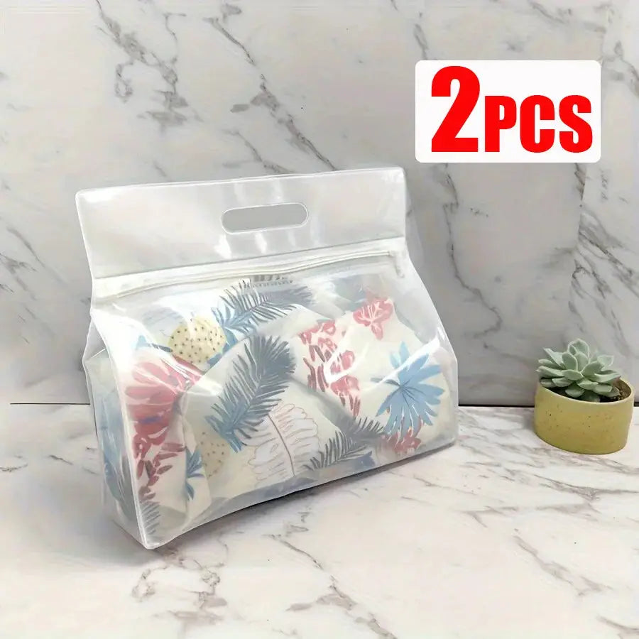 Portable EVA Waterproof Organizer Bag Swimming Bag Zipper Design Toiletry Makeup Bag for Wet Dry Separation Beach Storage from PriceLows™