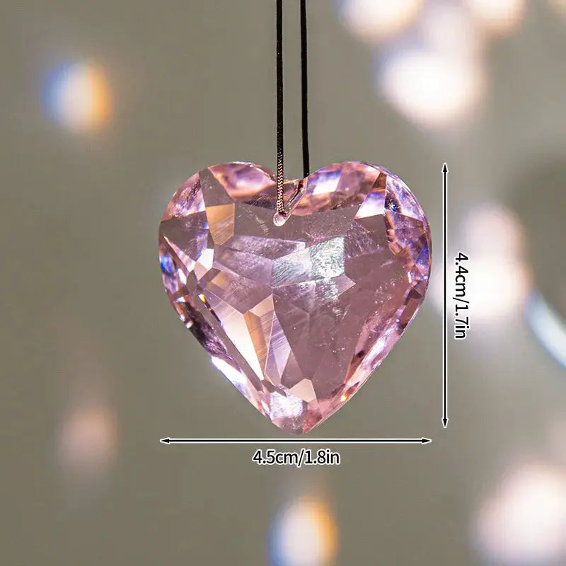 Crystal Suncatcher Moon Star Rainbow Sun Catcher Wind Chime Pendant Sun Catcher Pendants Outdoor Garden Yard Hanging Decor from PriceLows™