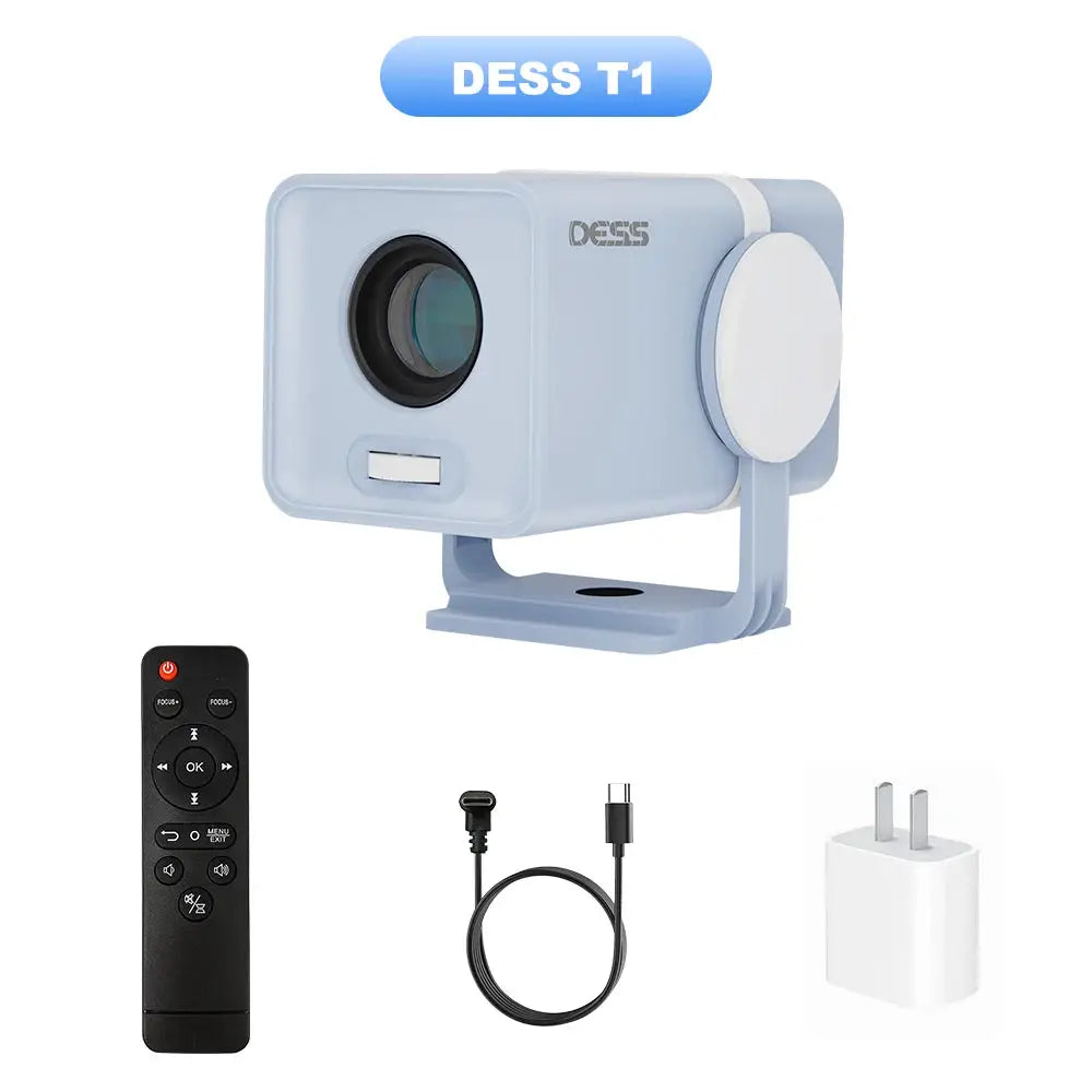 Portable Smart Projector | Android 13 | 260 ANSI Lumens | WiFi BT 5.0