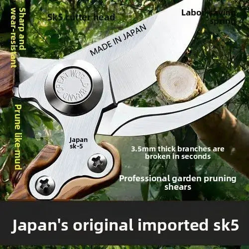 Imported From Japan, SK5 Steel Garden Large Special Pruning Shears, Strong Fruit Tree Shears, Thick Branch Flower Shears from PriceLows™
