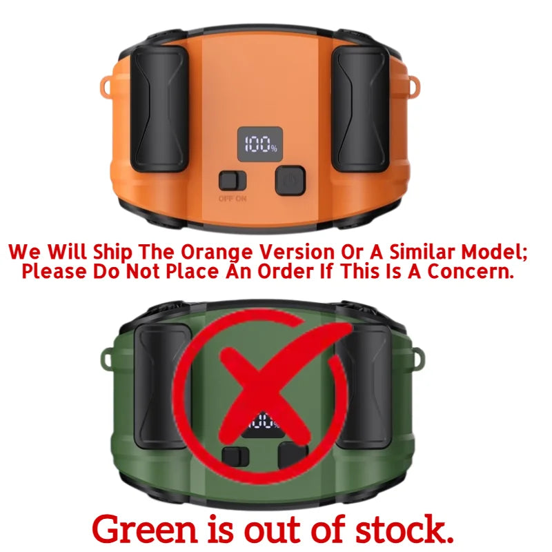 Portable Neck Fan | Dual Air Vents | Under 20W Power | One Size