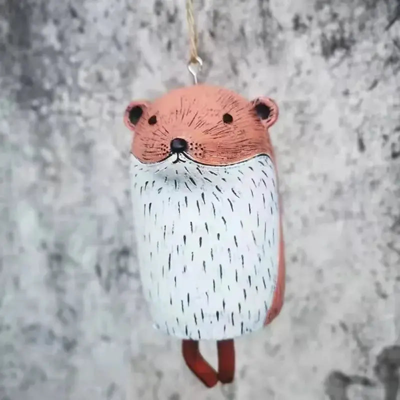 Cute Animal Wind Chime Resin Craftsmanship Pet Pendant for Rural Garden Decor Festival Nordic RusticOutdoor Decor Wind Bell Gift from PriceLows™