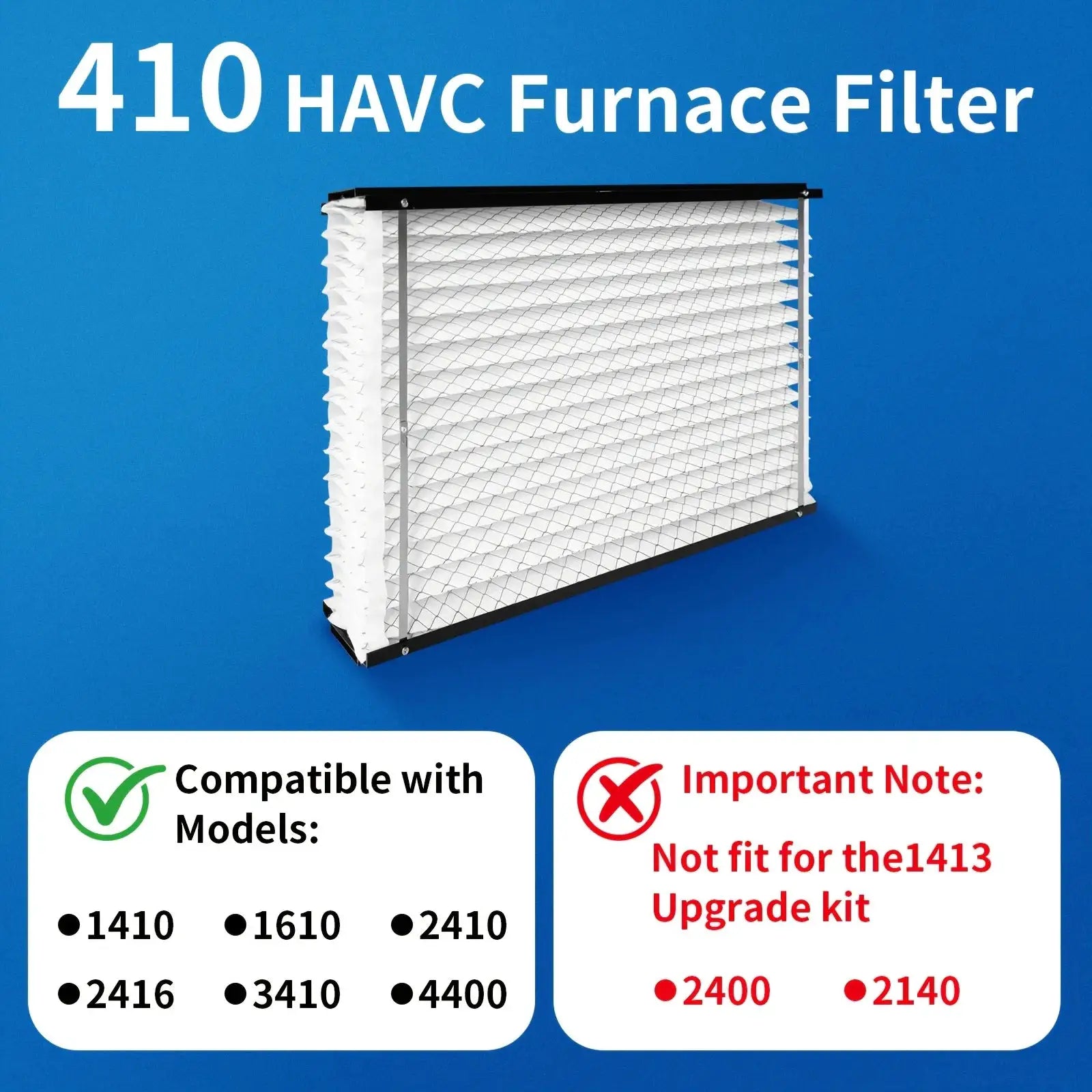 3-Pack HVAC Furnace Air Filters – MERV 13 Pleated Paper Filters, Compatible with Common Whole-House Systems (Sizes: 14x10x1, 16x10x1, 24x10x1, 24x16x1, 34x10x1, 44x0x1) from PriceLows™