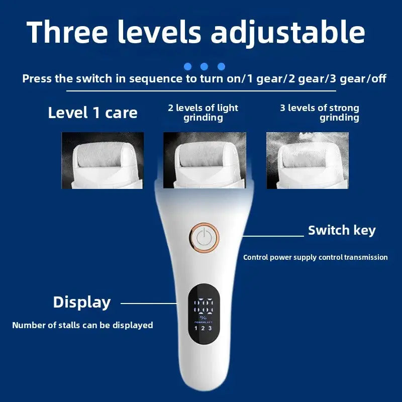 Electric Foot Sandpaper Dead Hard Skin Callus Remover Foot File for Heels Grinding Pedicure Tools Professional Foot Care Tool from PriceLows™