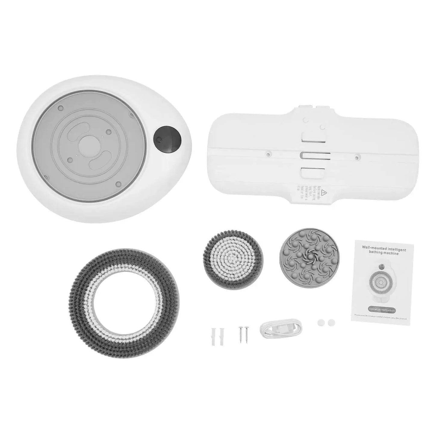 Electric Exfoliating Shower Brush | IPX5 Waterproof | 140 Min Runtime