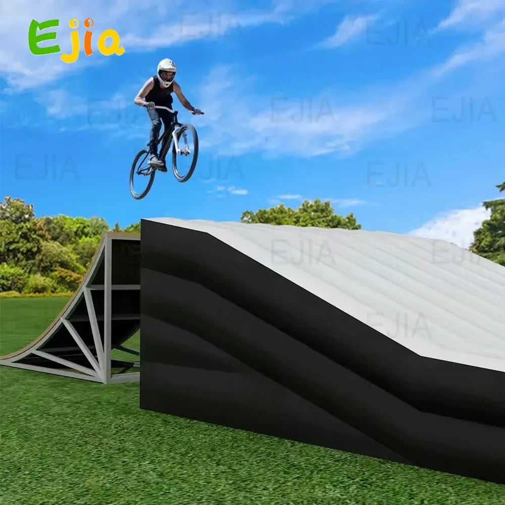 Commercial Duty PVC Inflatable Youth NextStep Airbag Landing Outdoor Stunt Landing Airbag Ramp for MTB BMX Action Sports from PriceLows™