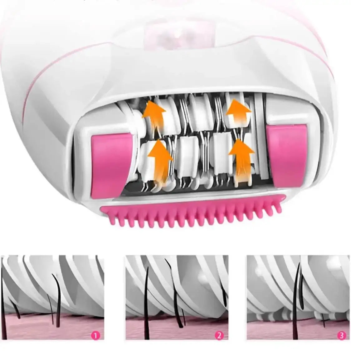 Kemei Women Epilator | USB Fast Charging | Wet Dry Use | Rechargeable
