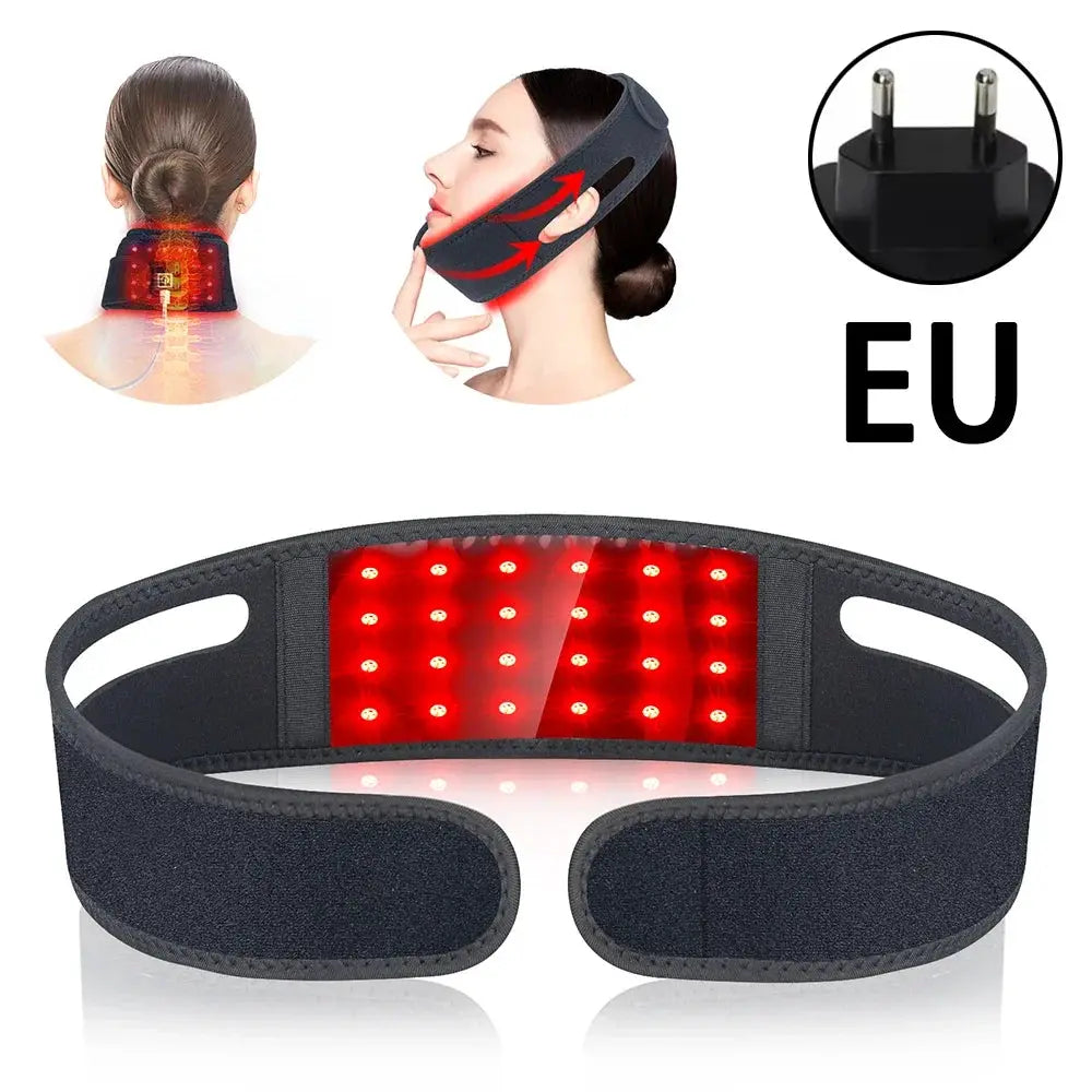 Neck Heating Wrap | 660nm Red Light | 850nm Infrared | Firming Skin Care