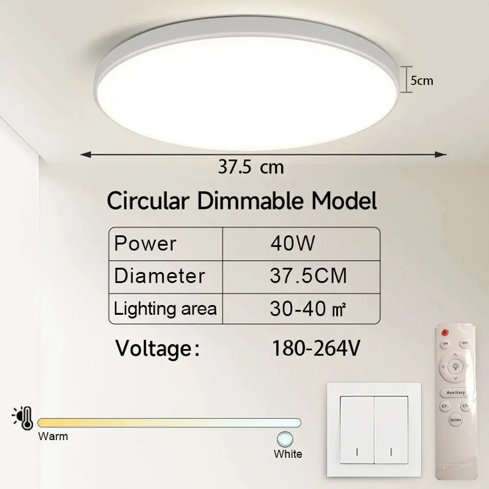 Led Ceiling Light Bathroom Lights Room Chandelier kitchen Panel Fixtures Luminair Hanging For Home Aisle Lighting Ceiling Lamp from PriceLows™