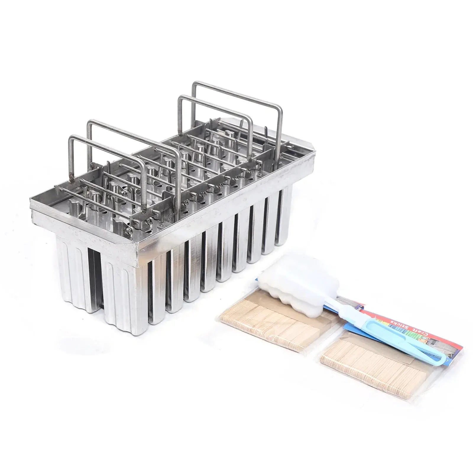 Large Capacity Ice Pop Mold for 20 Ice Cream, Food-Grade Stainless Steel, Space-Saving Design, Easy to Clean, Perfect for from PriceLows™