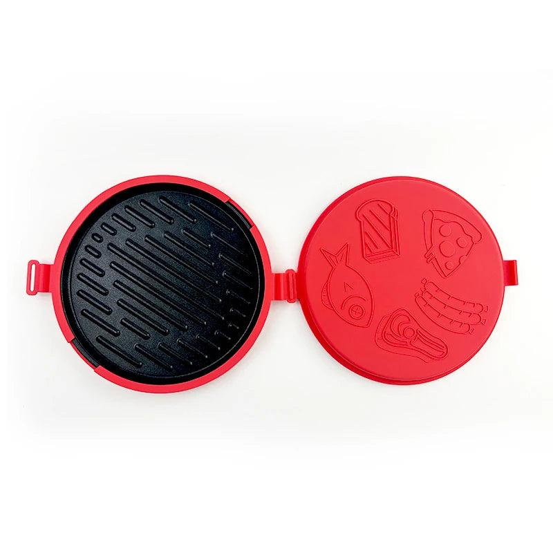 Microwave Grill Pan | Silicone | Round Shape | Large Size