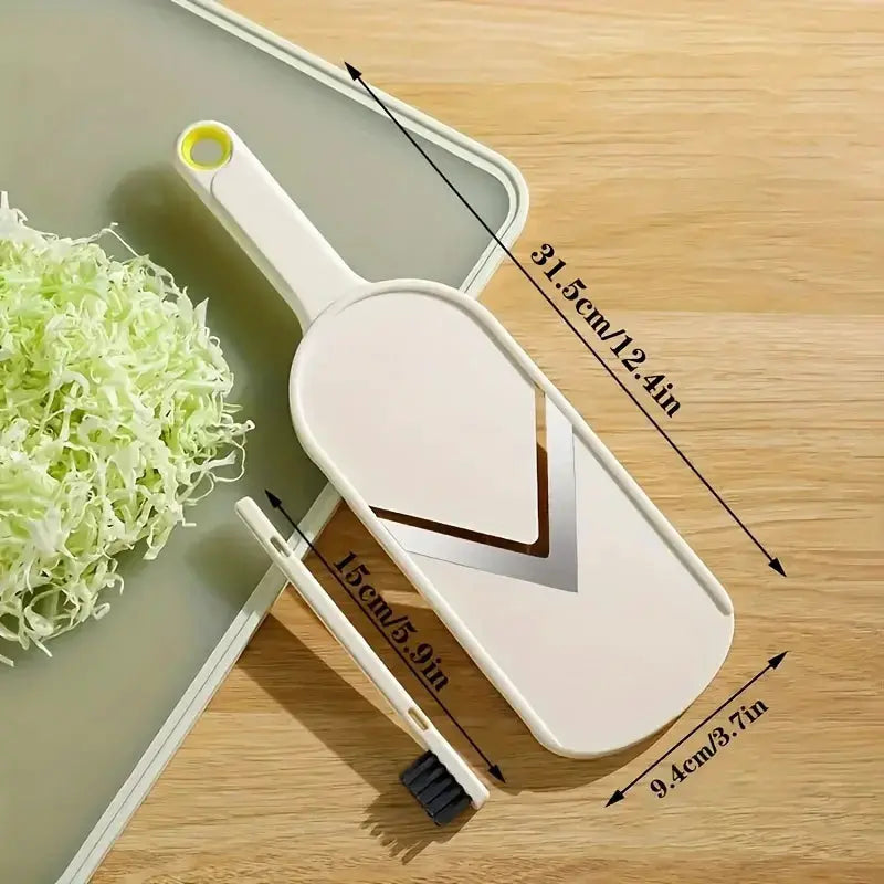 Vegetable Slicer Grater | Stainless Steel Blades | Adjustable Thickness Settings