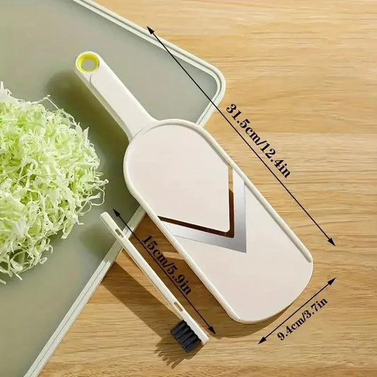 Vegetable Slicer Grater | Stainless Steel Blades | Adjustable Thickness Settings