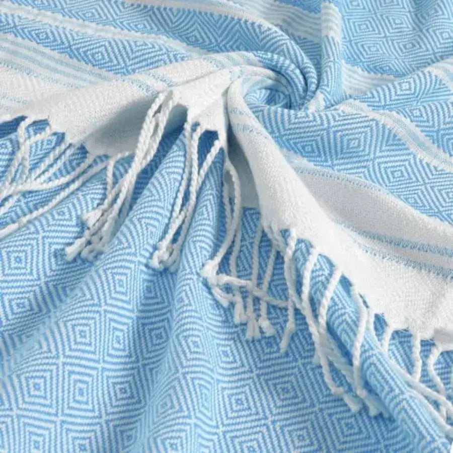 Oversized Turkish Beach Towels 74"x38" Thin Quick Dry Sand Free Pool Swim Bathing Towel Extra Large Blanket Adult Travel Essent from PriceLows™