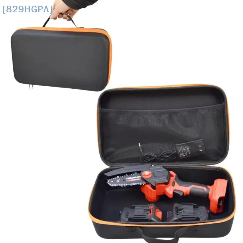 【HGPA】1Pcs Waterproof Zipper Closure Bag Electric Drill Storage Bag Hard Storage Case Lightweight Travel Tool Case from PriceLows™
