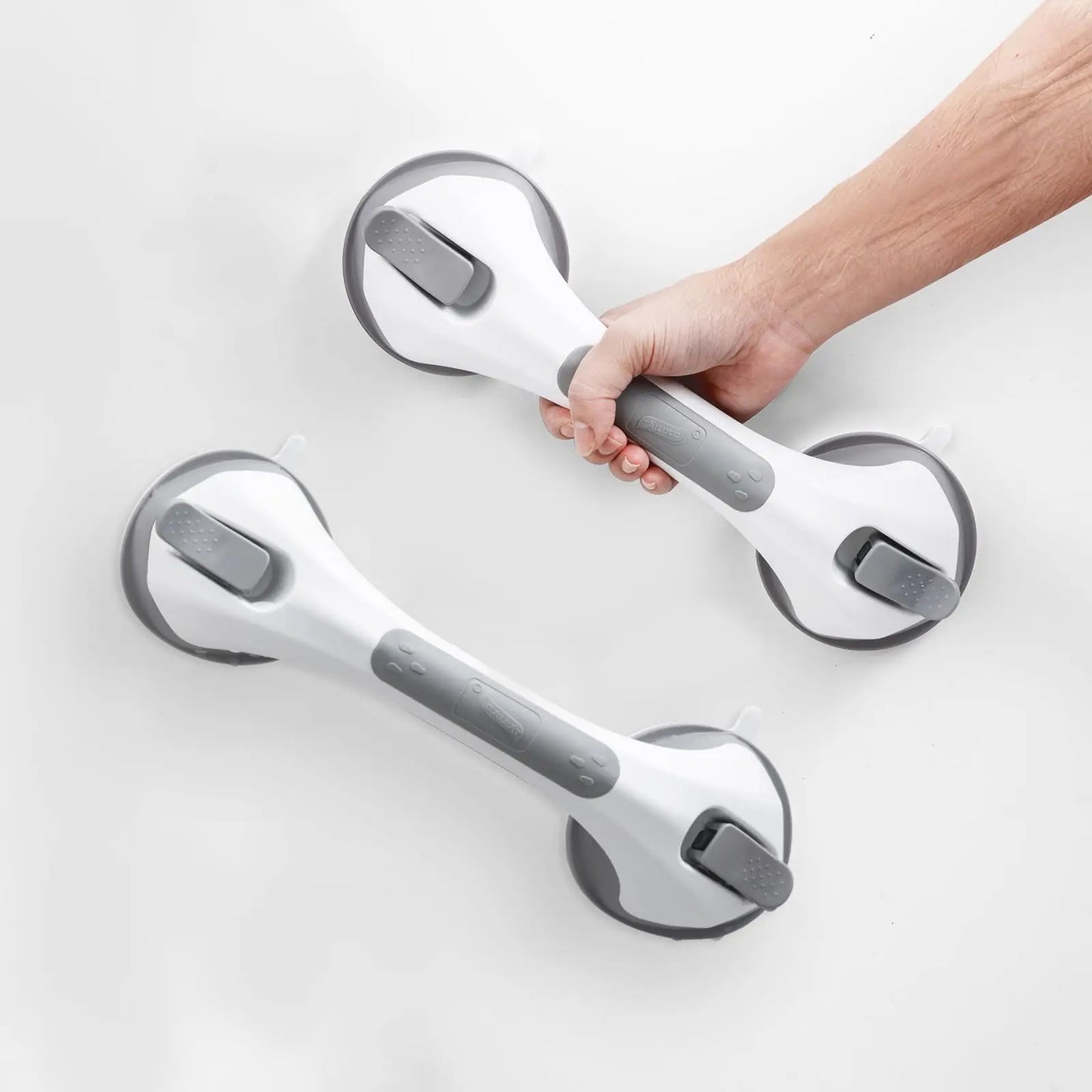 Shower Grab Bar | 12 Inch | Suction Cup | 1 Or 2 Pack