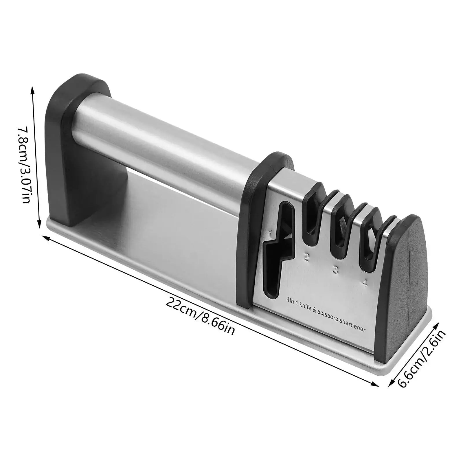 4 Stage Knife Sharpener Professional Ceramic Tungsten Kitchen Sharpening Tool from PriceLows™