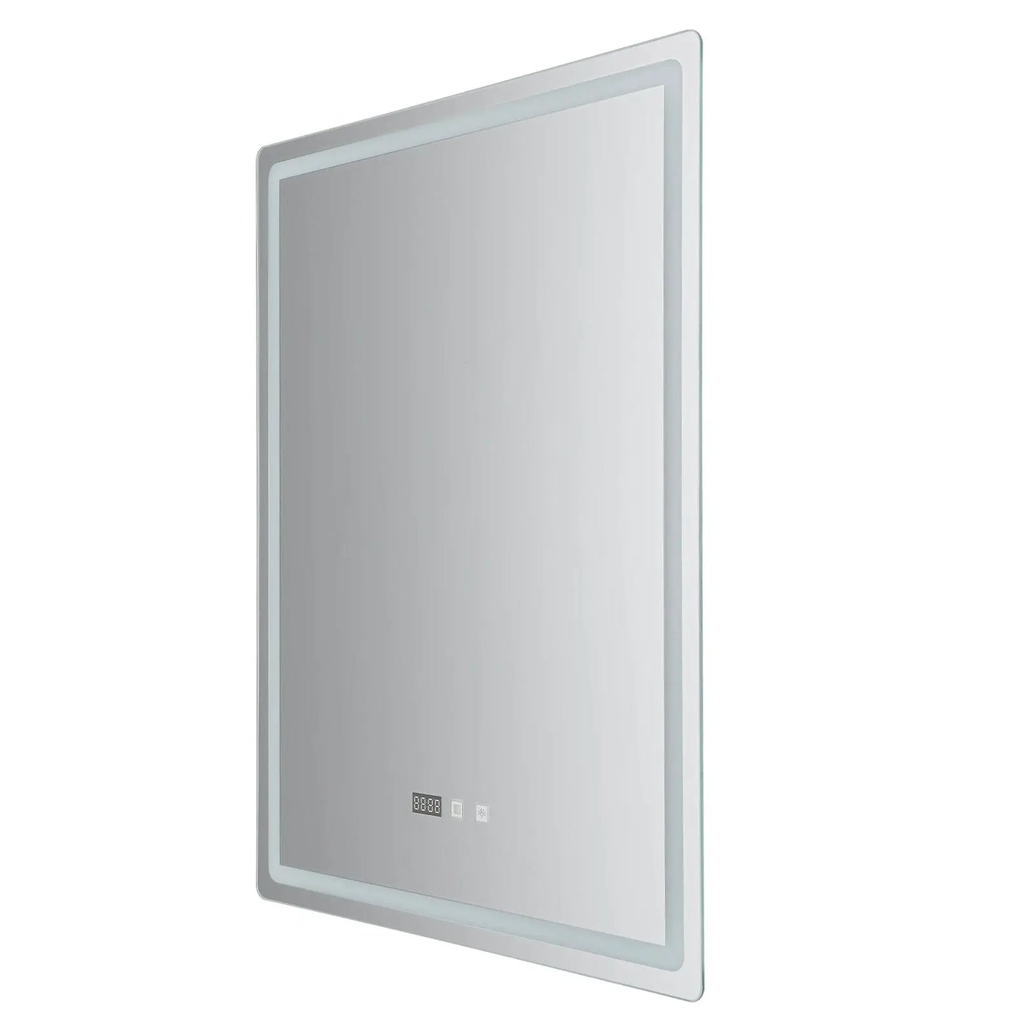 Led Bathroom Mirror Wall Mounted Anti Fog Lighted Smart Vanity Mirror with Time & Temperature Display from PriceLows™