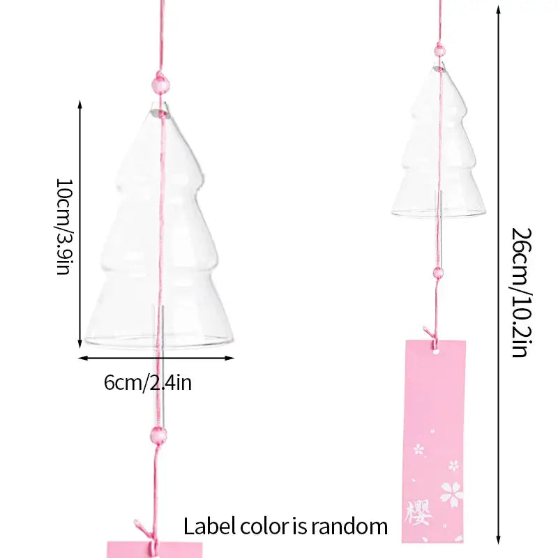 Japanese Windchime Huling Landscape Bell Glass Crystal Bell Wind Hanging Ornament Garden Landscape Japanese Wind Bell Decor 후우링 from PriceLows™