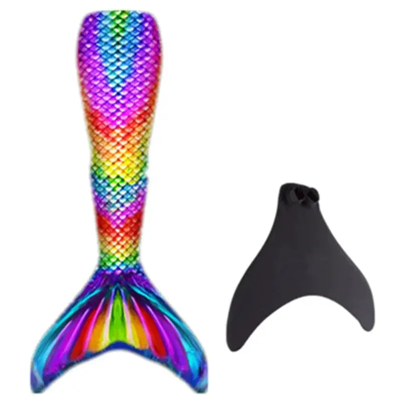 New Kids Adult Swimming Mermaid tail Girl Mom Cosplay Mermaid Costume Children Party Gift Fantasy Swimsuit With Monofin Fin from PriceLows™