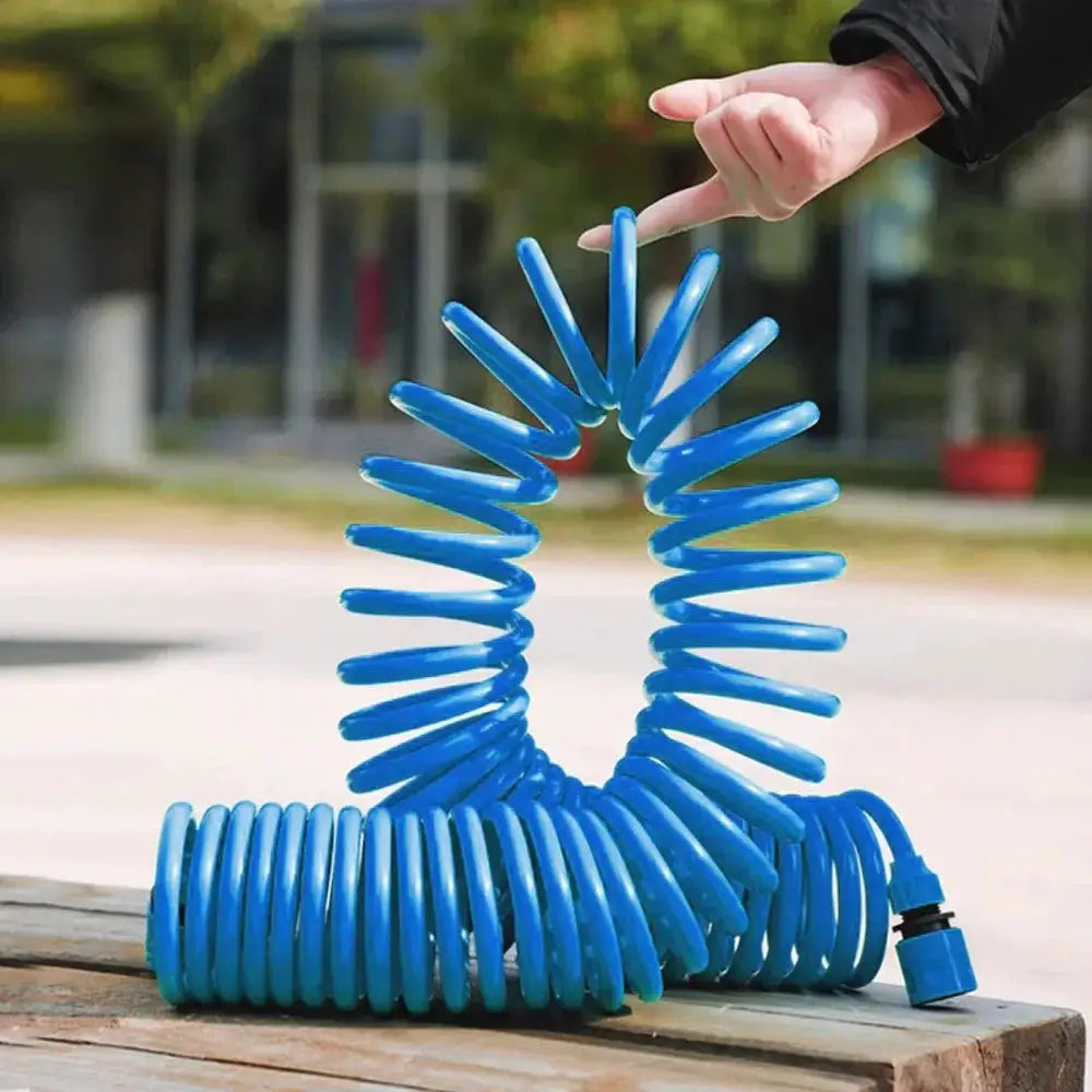 Expandable Retractable EVA Garden Hose 10/15m Portable Spring Water Pipe for Car Wash And Flower Lawn Watering Curly Magic Pipe from PriceLows™