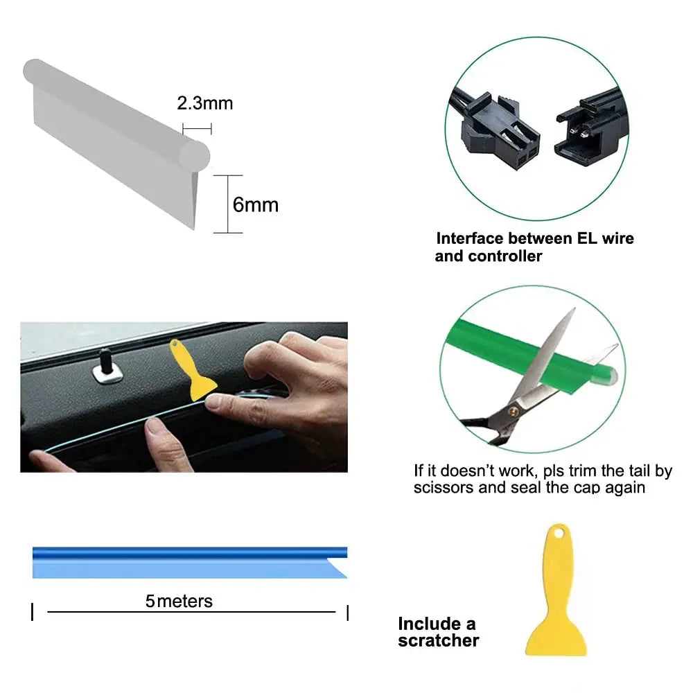 LED Strip Light | 5V USB Powered | Flexible Ambient Design | 5 Meter Length