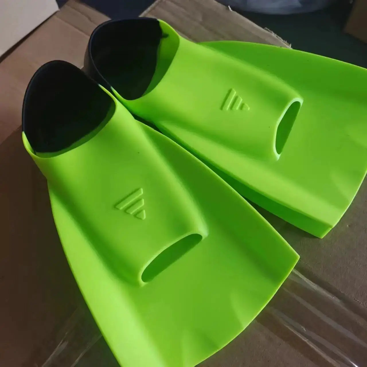 New Swimming Fins To Assist Swimming Flippers Freestyle Training Silicone Short Feet Flippers Children Adult Diving Equipment from PriceLows™