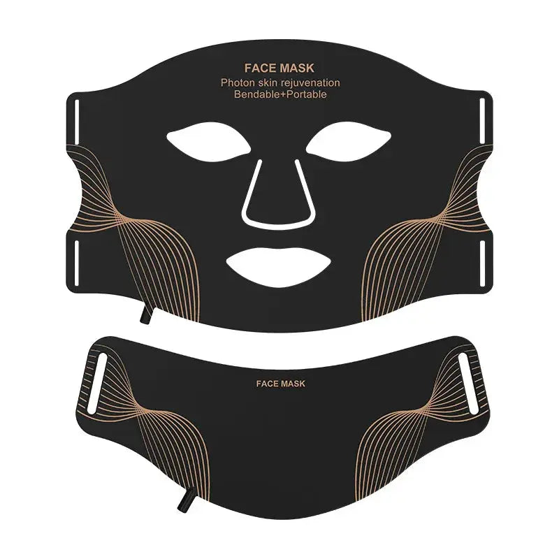 7 Color LED Face Mask with Neck Wireless Portable Red Light Therapy for Anti-Aging, Wrinkles, Skin Rejuvenation, Home Use from PriceLows™
