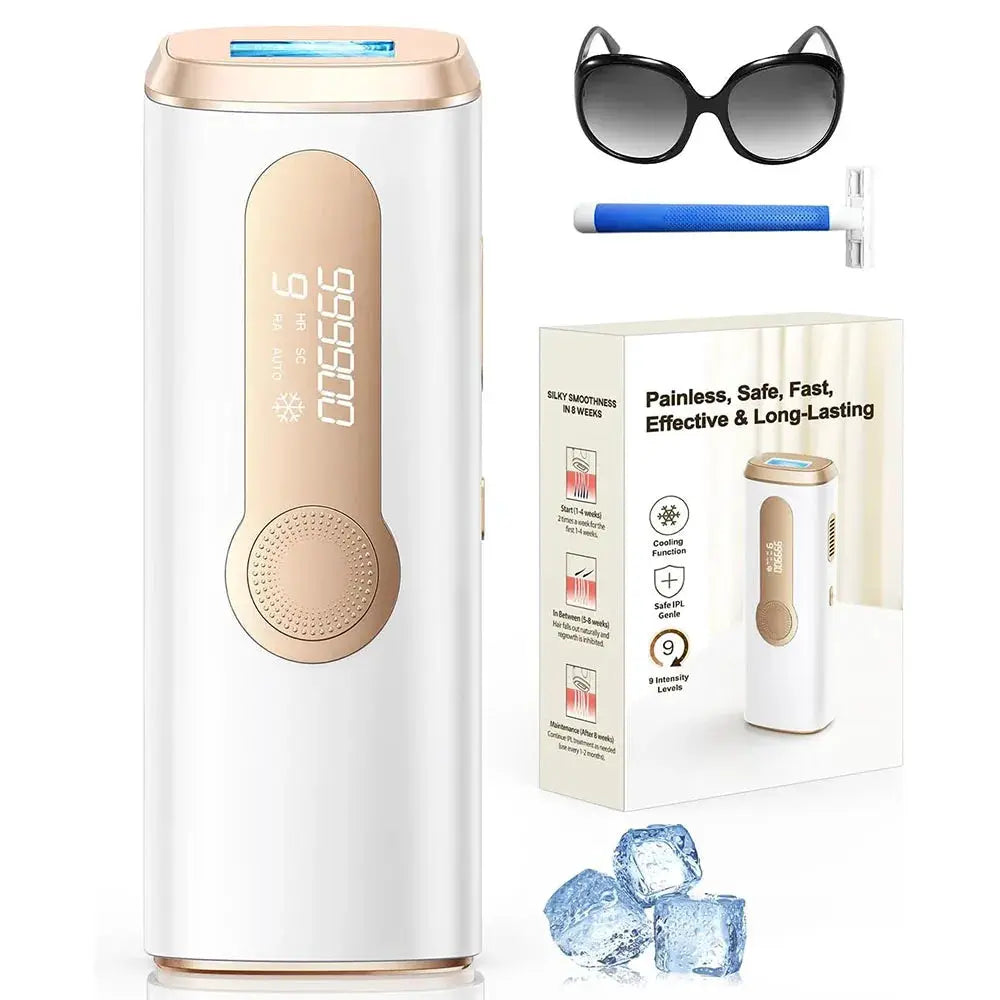 Ipl Hair Removal Device | Ice Cooling | 16J Power | For Men And Women