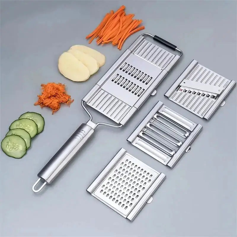 Vegetable Slicer | Stainless Steel | Julienne Grater | Manual